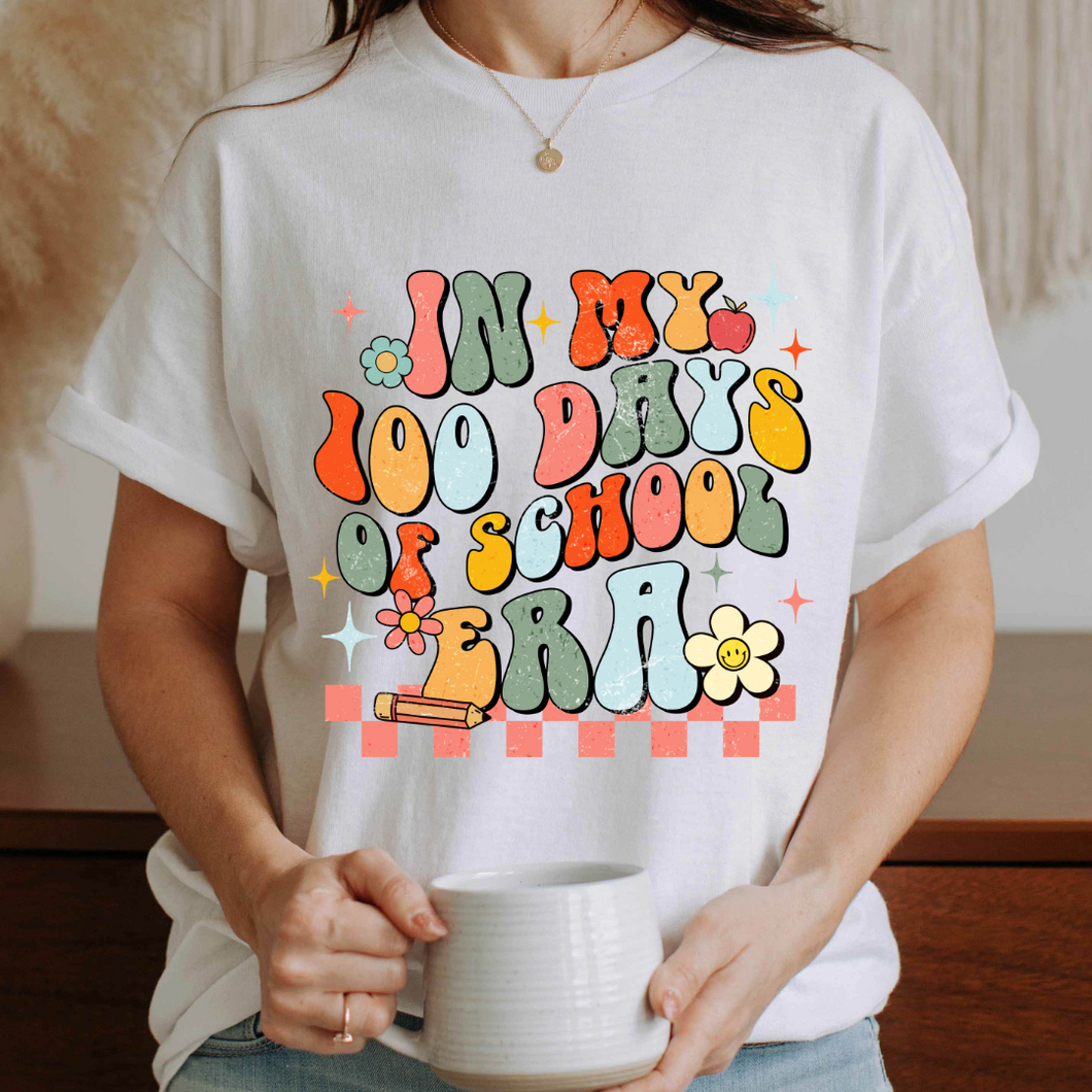 100 Days of School Era DTF Print