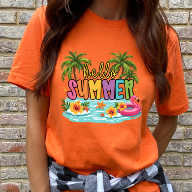 Hello Summer DTF Print