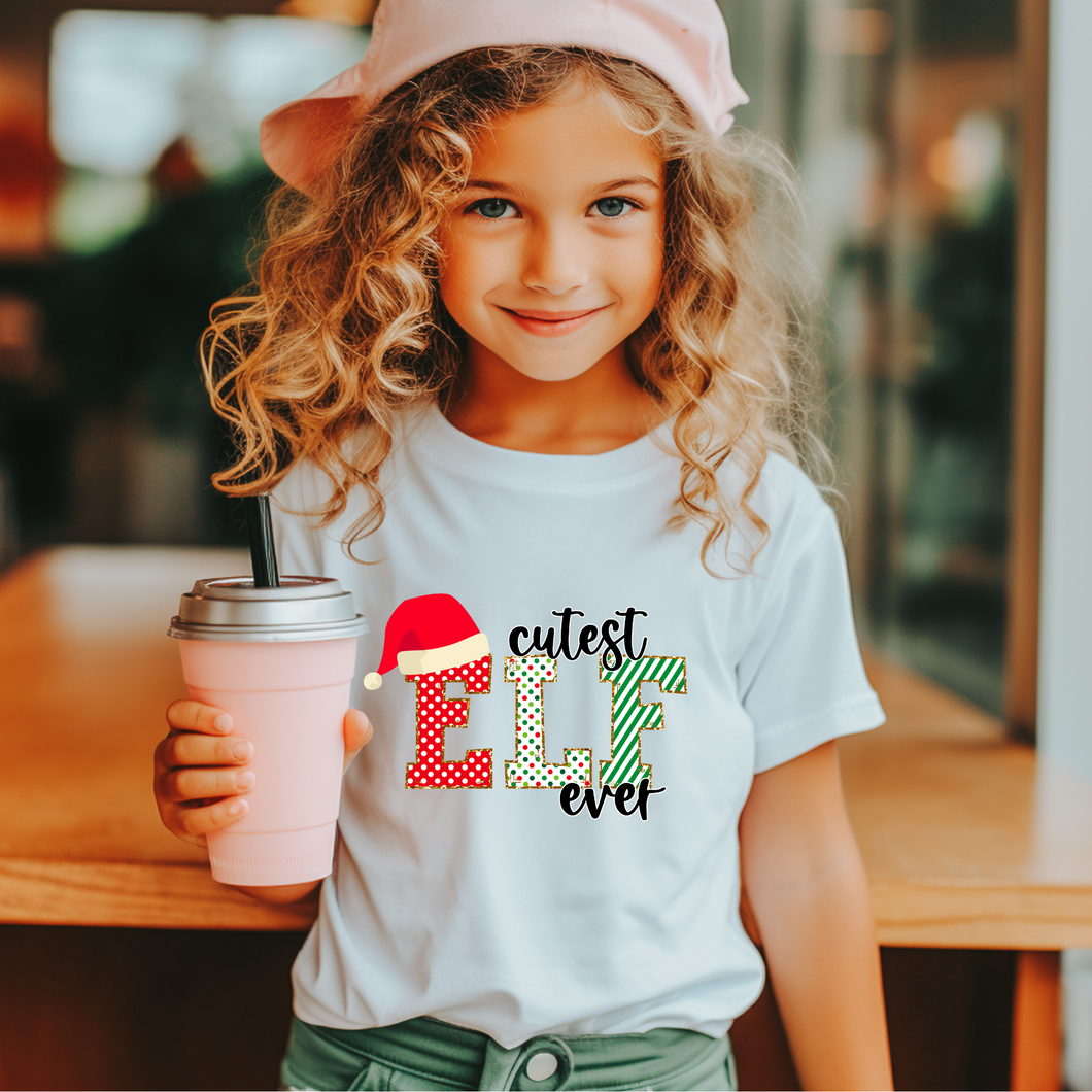 Cutest Elf DTF Print