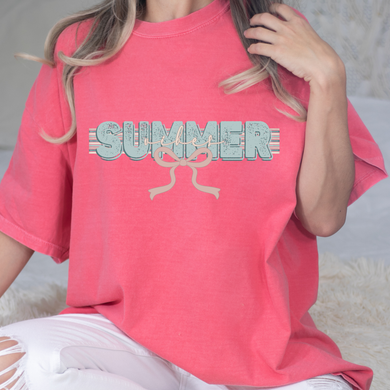 Pink Summer Vibes DTF Print