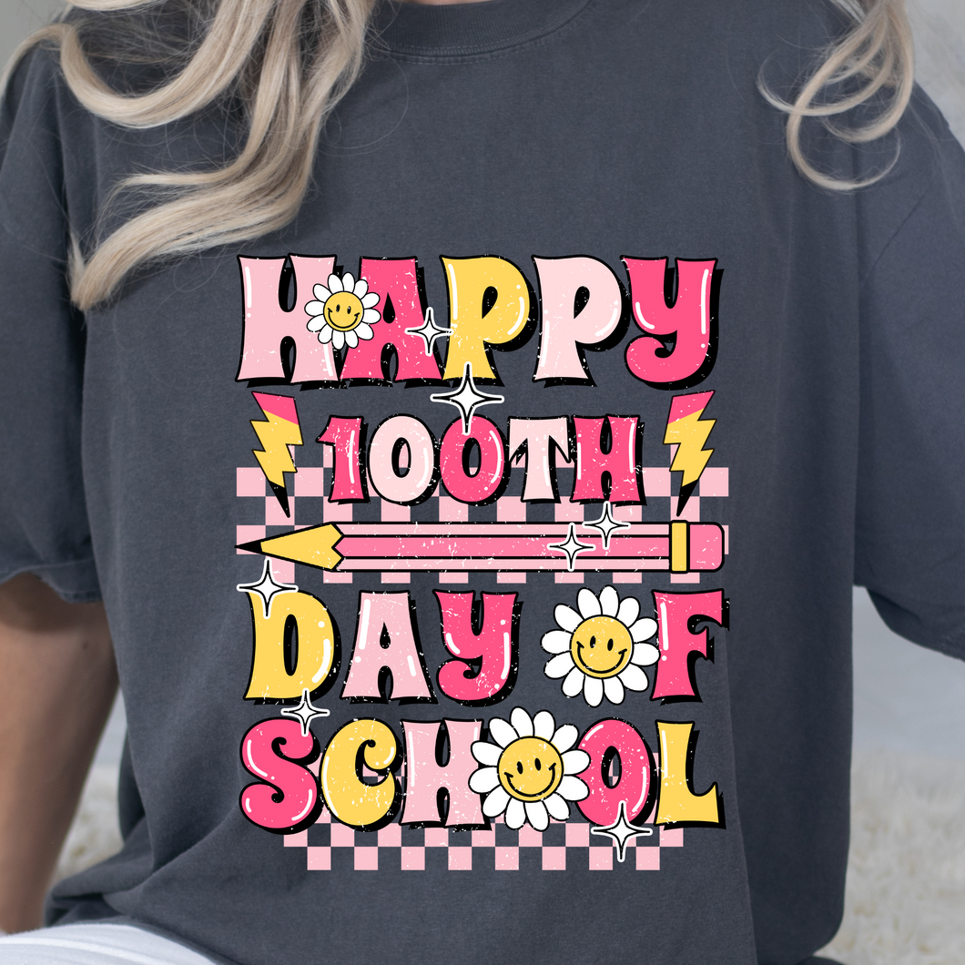 100th Day DTF Print