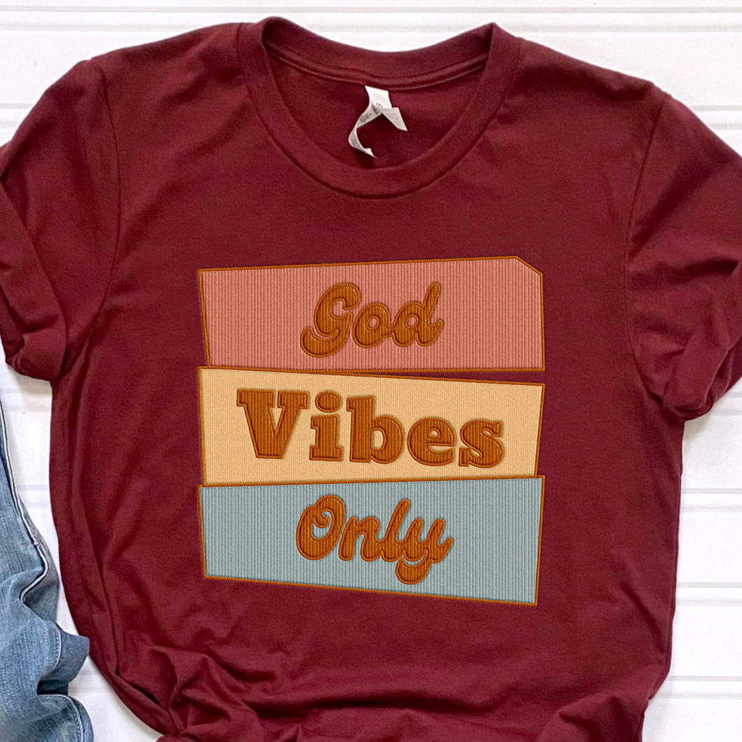 God Vibes Only DTF Print