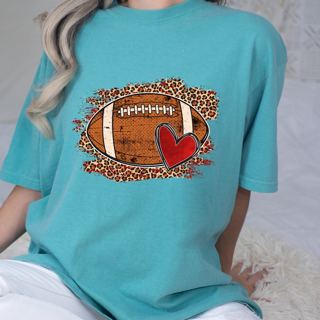 Football Heart 2 DTF Print