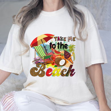 To The Beach DTF Print