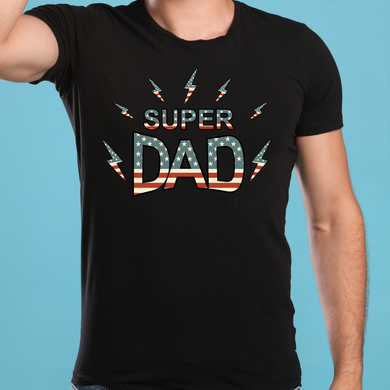 Patriotic Dad DTF Print
