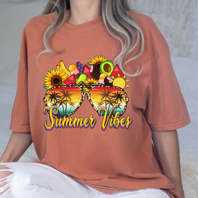 Summer Vibes Sunglasses DTF Print