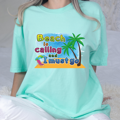 Beach Is Calling DTF Print