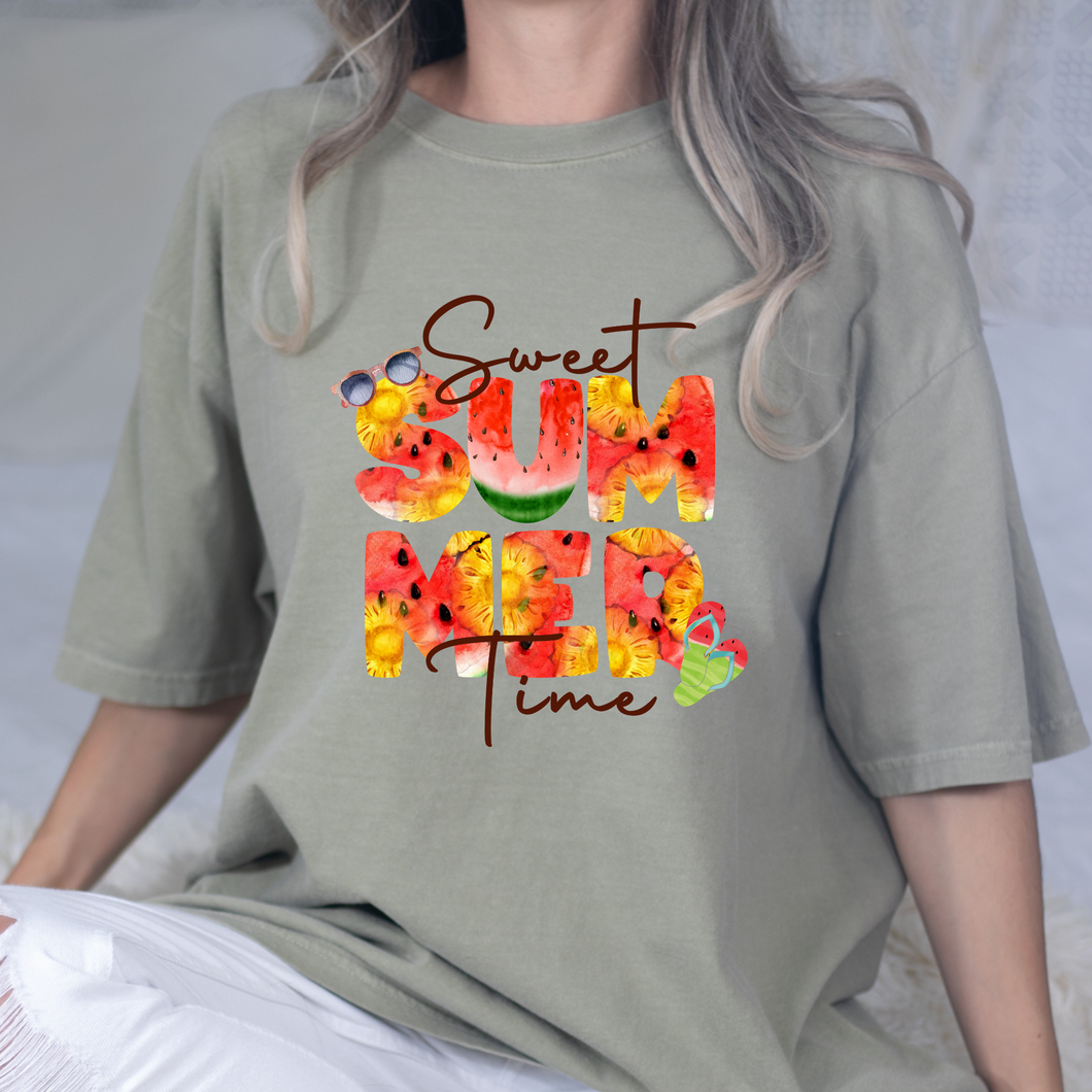 Sweet Summer Watermelon DTF Print