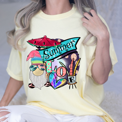 Summer Gnome DTF Print