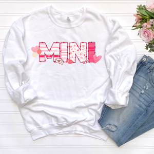 Be Mine Doodle Letter DTF Print