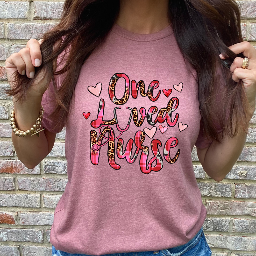 One Loved Nurse DTF Print