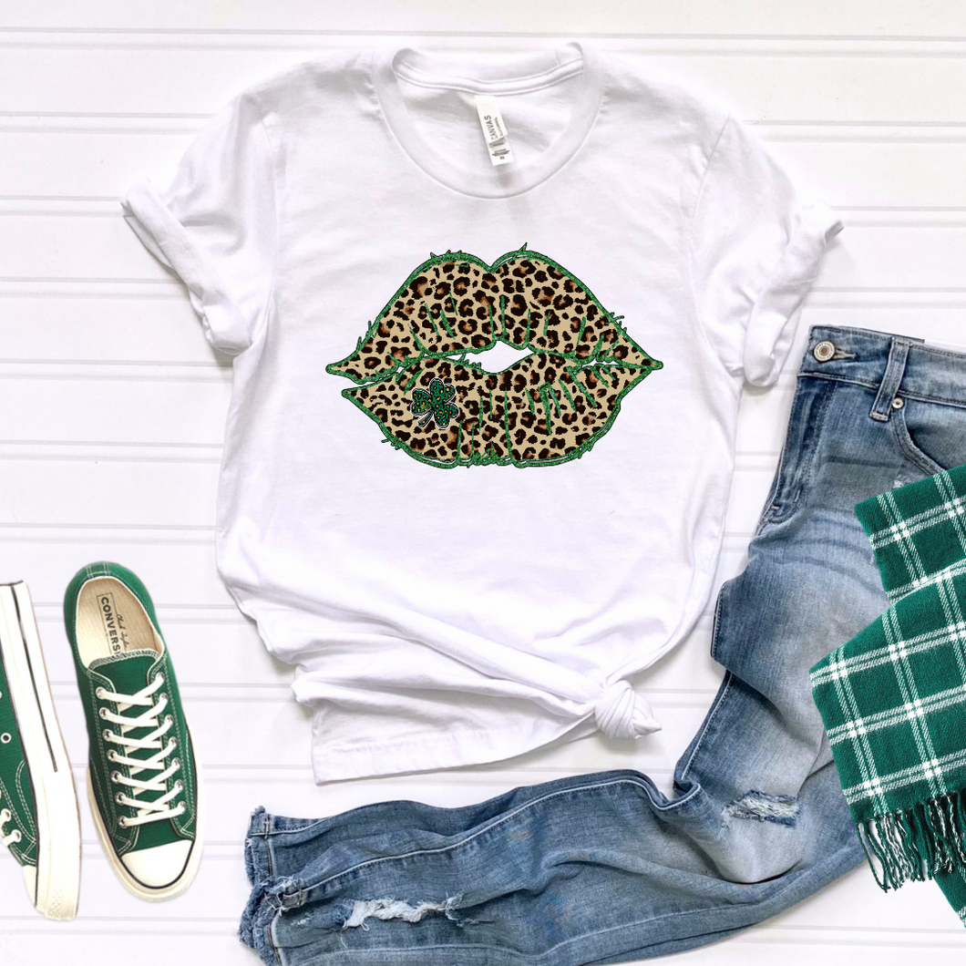 Leopard Lips DTF Print