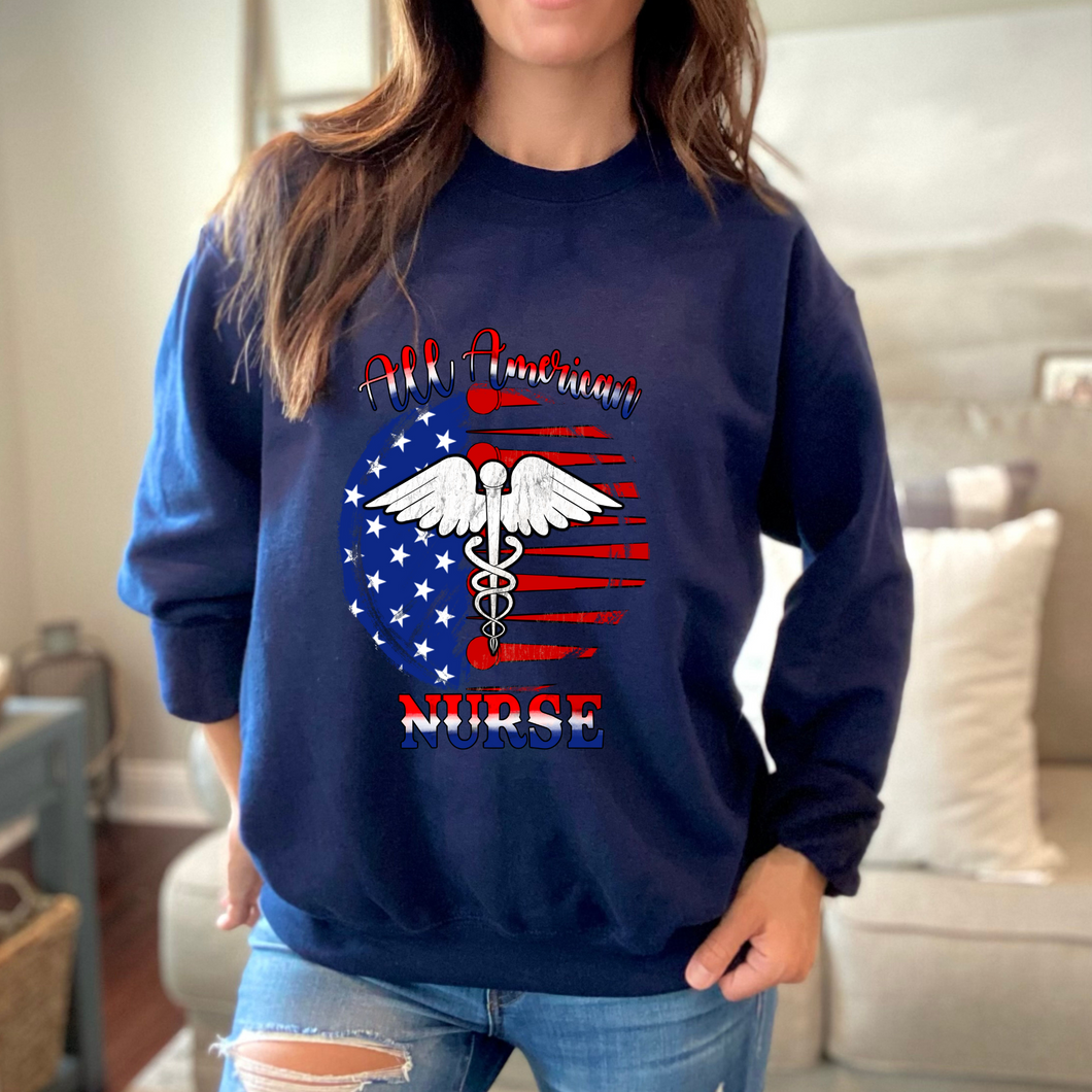 All American Nurse DTF Print