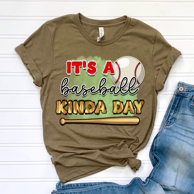 Baseball Kinda Day DTF Print