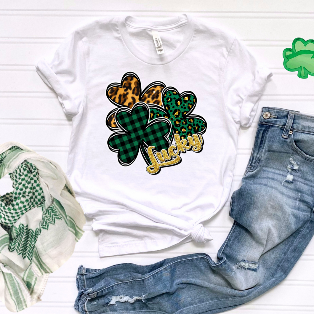 Lucky Clovers DTF Print