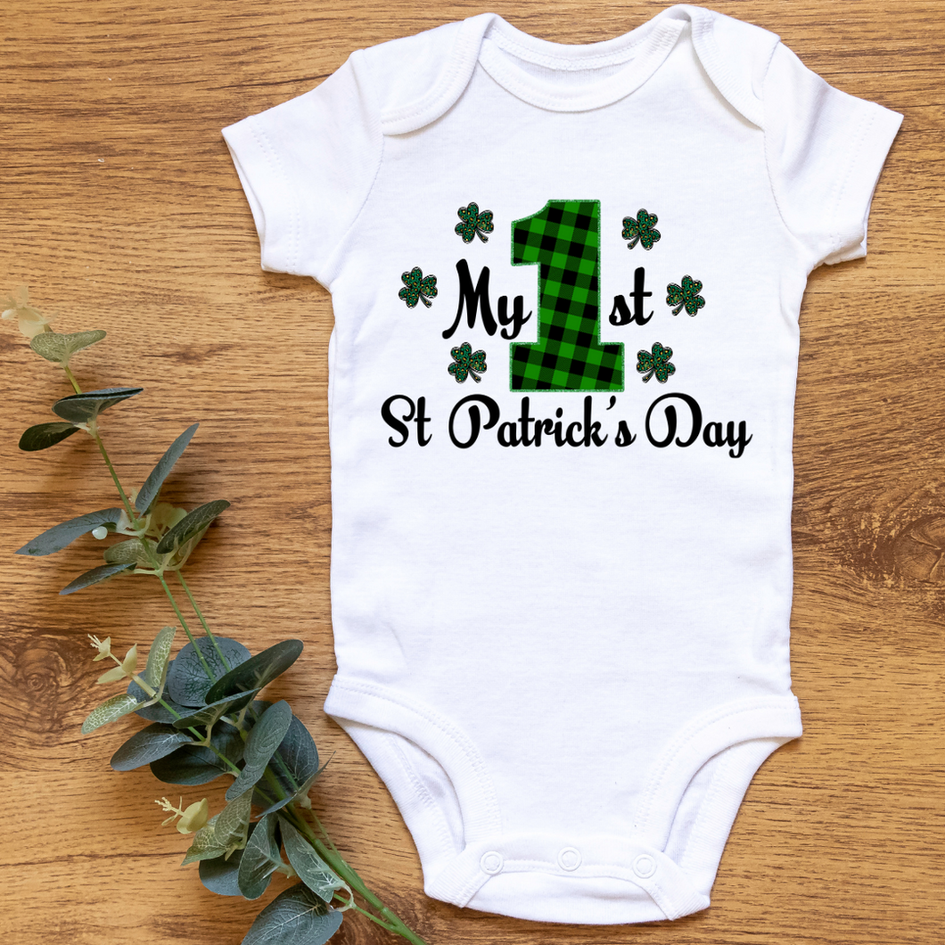 My First Saint Patrcks Day DTF Print