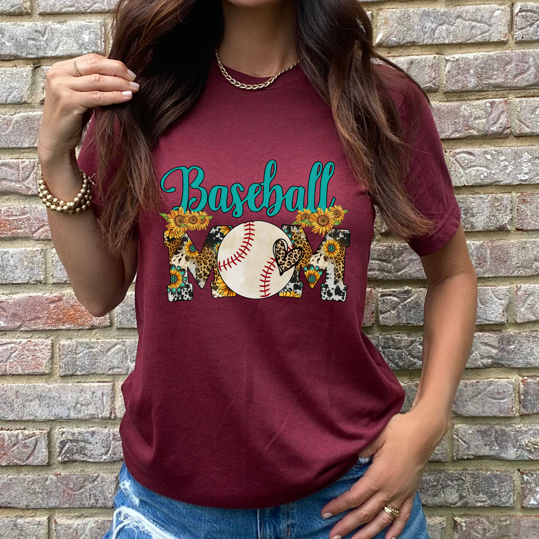 Baseball Mom DTF Print