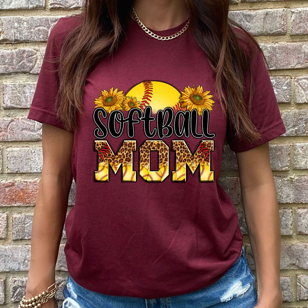 Softball Mom DTF Print