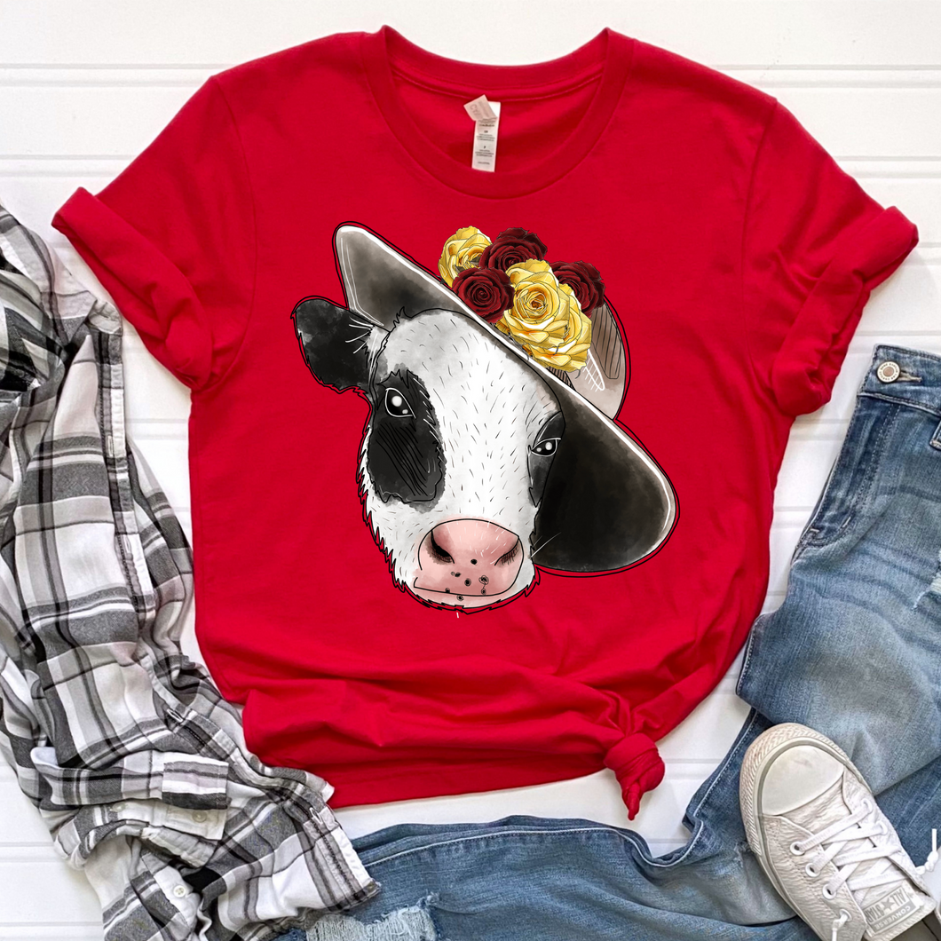 Fancy Cow DTF Print