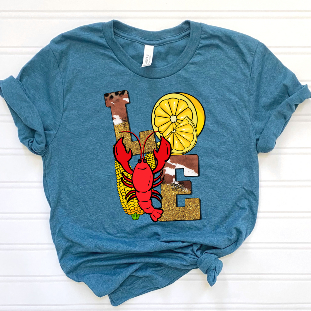 Crawfish Love DTF Print