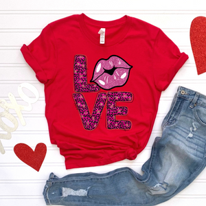 Hot Pink Love DTF Print