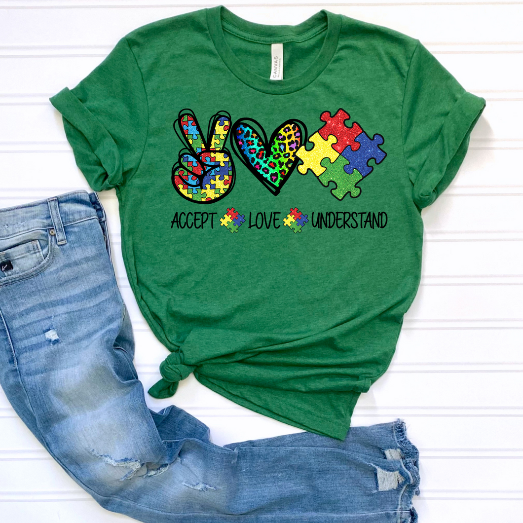 Accept Autism DTF Print