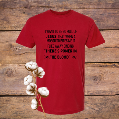 Power in the Blood DTF Print