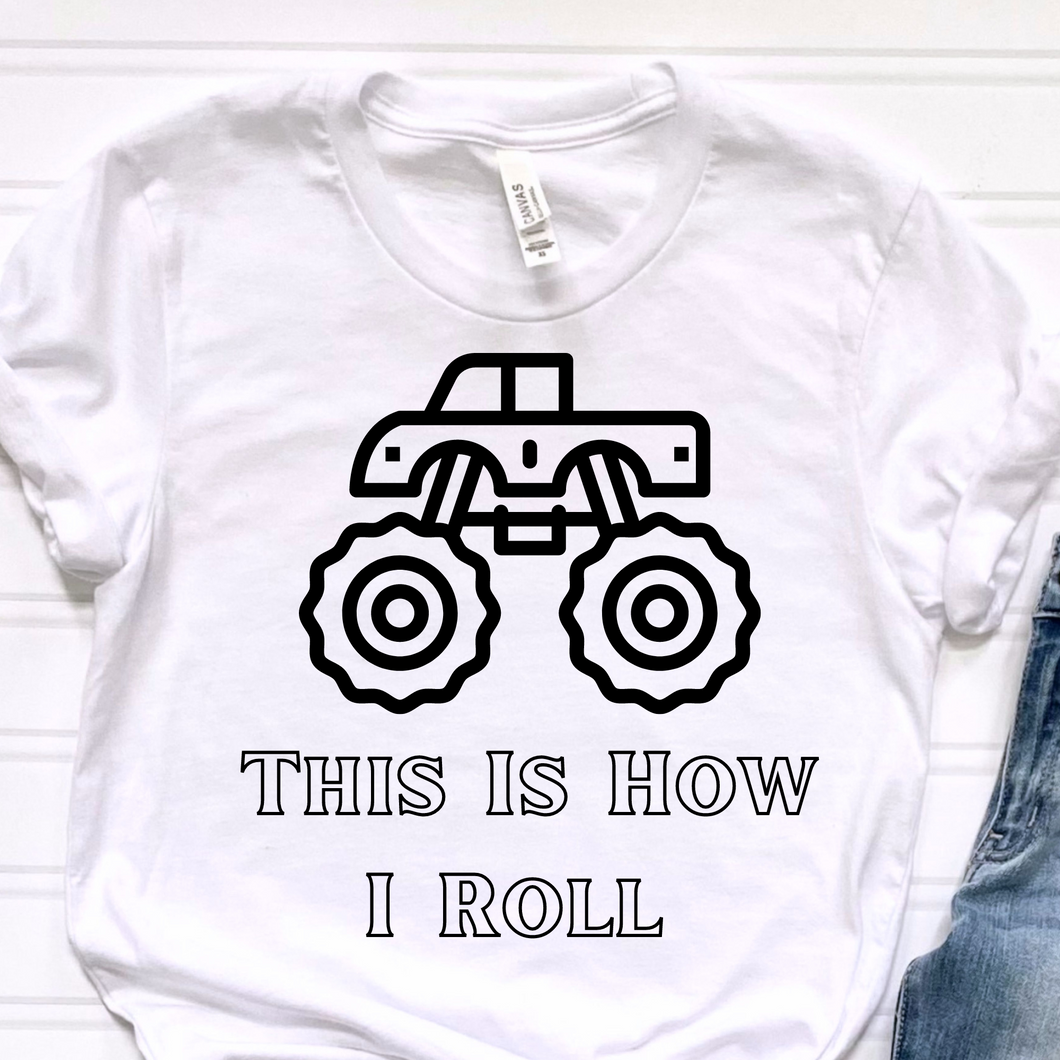 How I Roll Coloring DTF Print