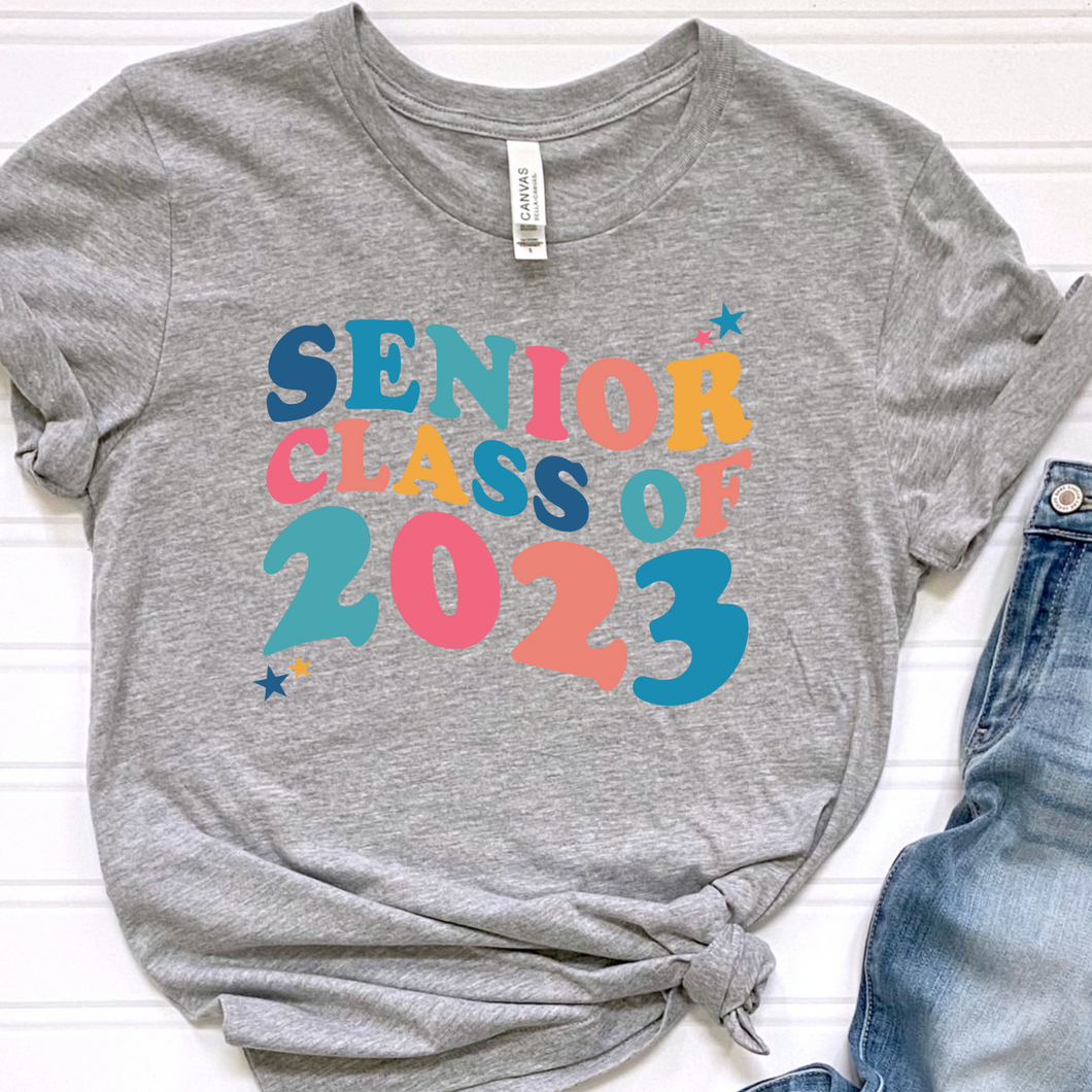 Class Of 2023 Colorful DTF Print