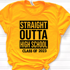 Straight Outta High School DTF Print