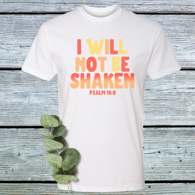 I will not be Shaken DTF Print