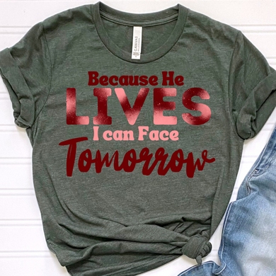 Because He Lives DTF Print